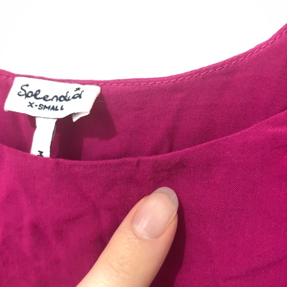 Splendid Tank Dress Plum Pink Summer Spring XS - Picture 9 of 10